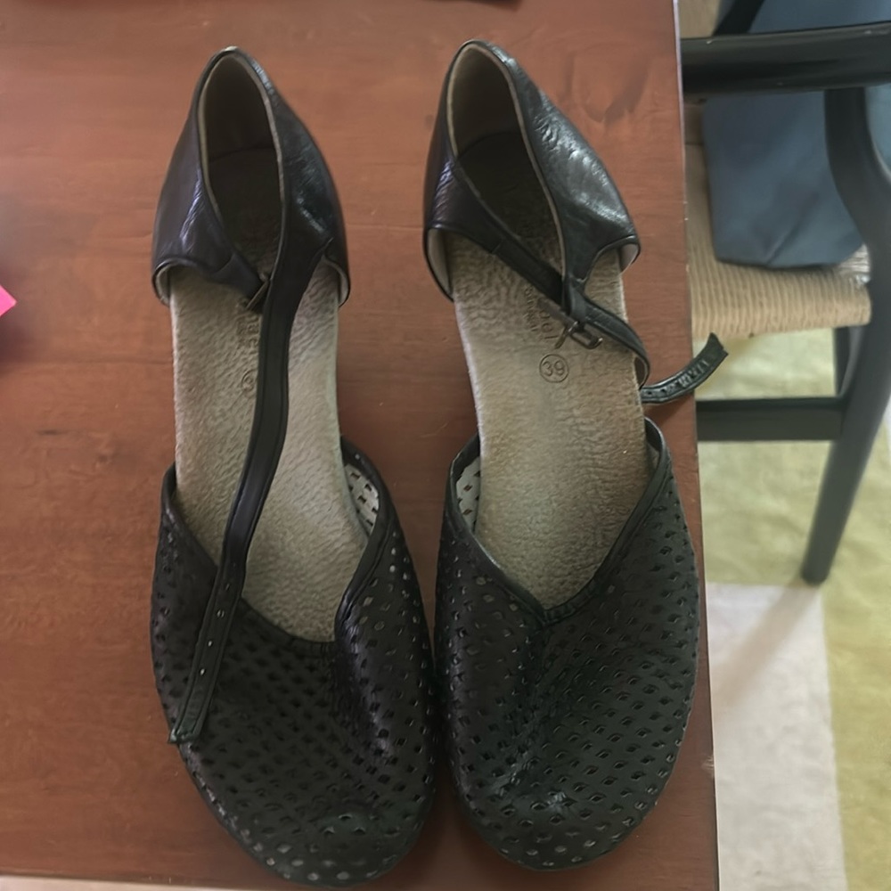 Eric Michael wooden black heels size 39